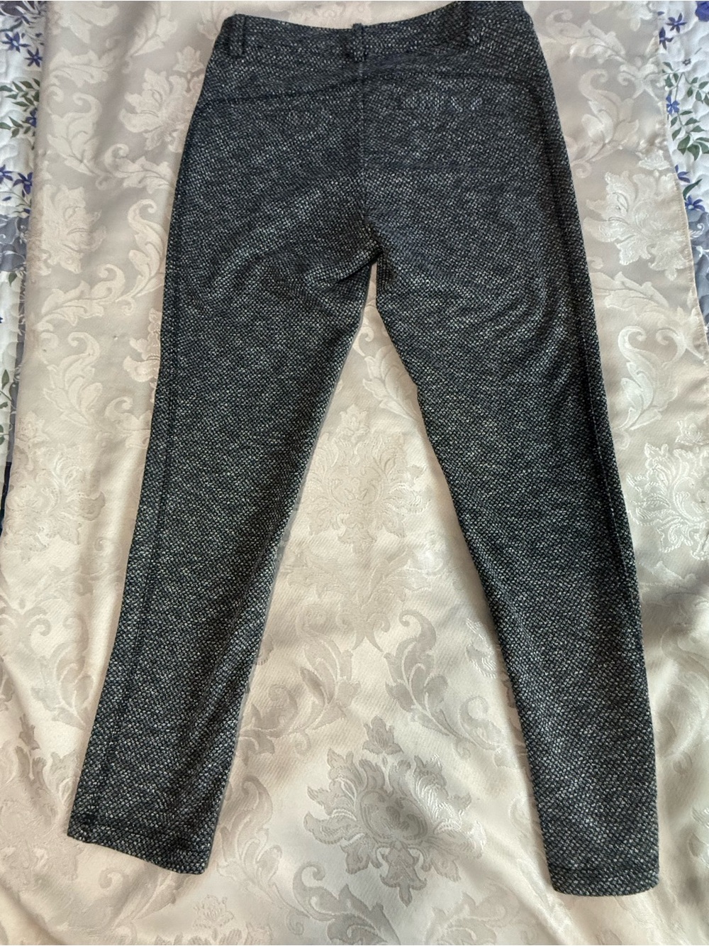 Modo SoLo by We3 Gray Textured Ankle Pants Career Office Stretch Size 6 - Picture 10 of 13